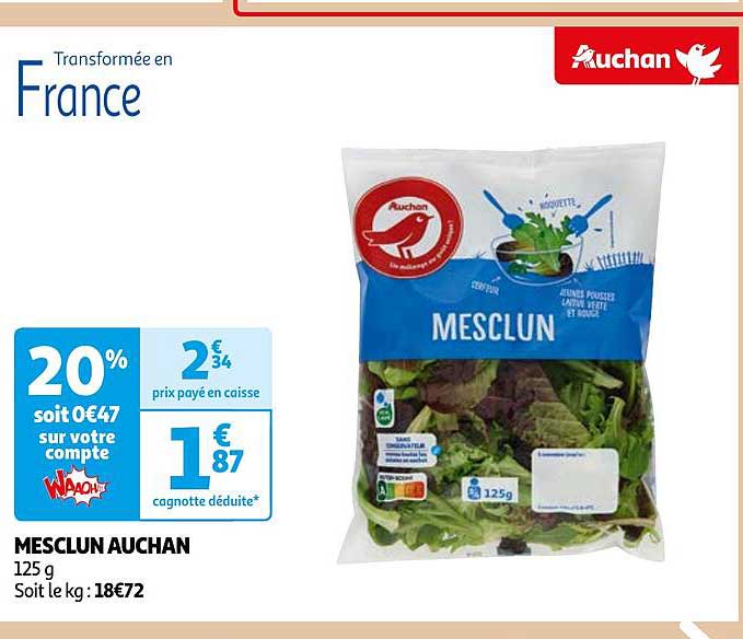 Mesclun Auchan