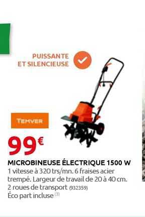 microbineuse électrique 1500 w temver