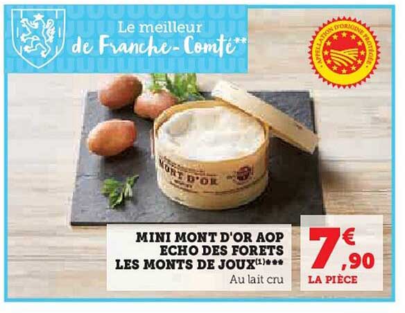 mini mont d'or aop echo des forêts les monts de joux