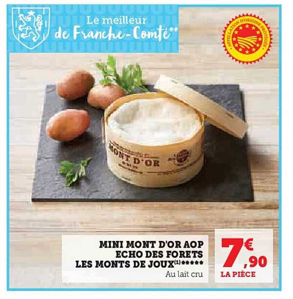 mini mont d'or aop echo des forets les monts de joux