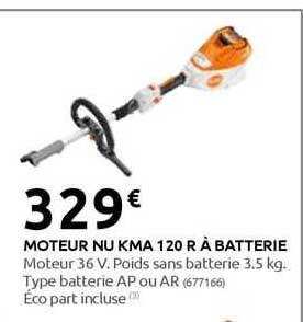 Moteur Nu Kma 120 R à Batterie