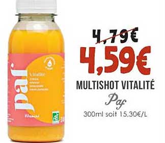 Multishot Vitalité Paf