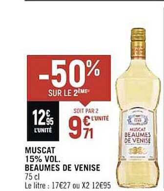 muscat 15% vol beaumes de venise