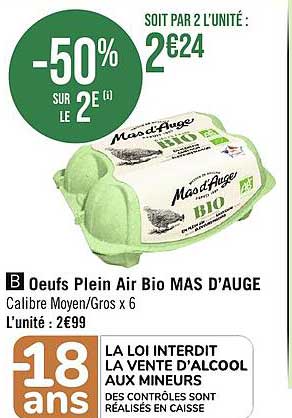œufs plein air bio mas d'auge