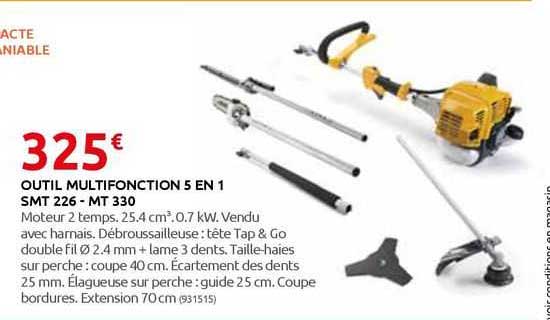 outil multifonction 5 en 1 smt 226 - mt 330