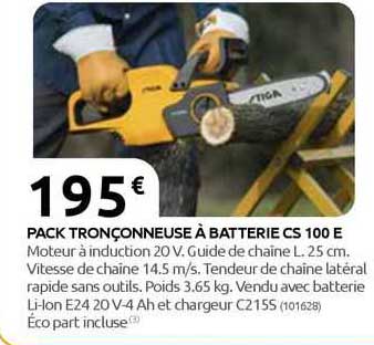 Pack Tronçonneuse à Batterie Cs 100 E