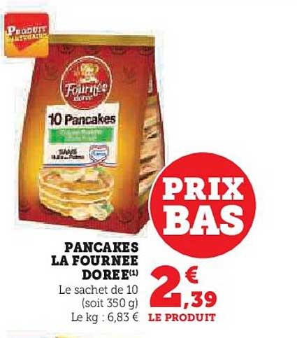 pancakes la fournée dorée