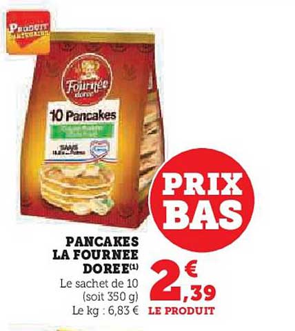 pancakes la fournée dorée