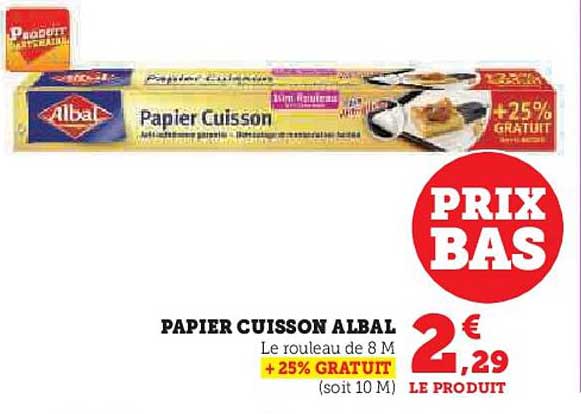 Papier Cuisson Albal