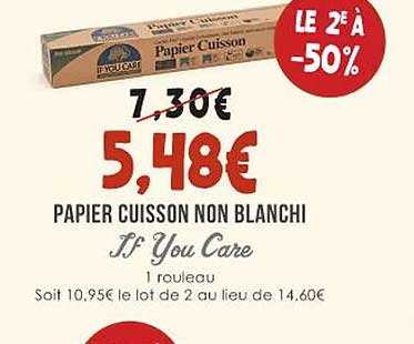 papier cuisson non blanchi if you care