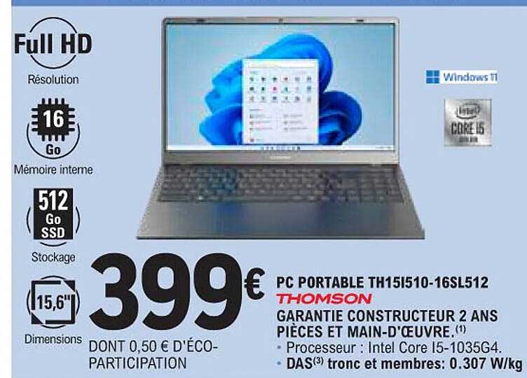 Pc Portable Thomson