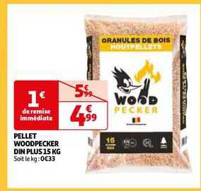 pellet woodpecker din plus 15 kg