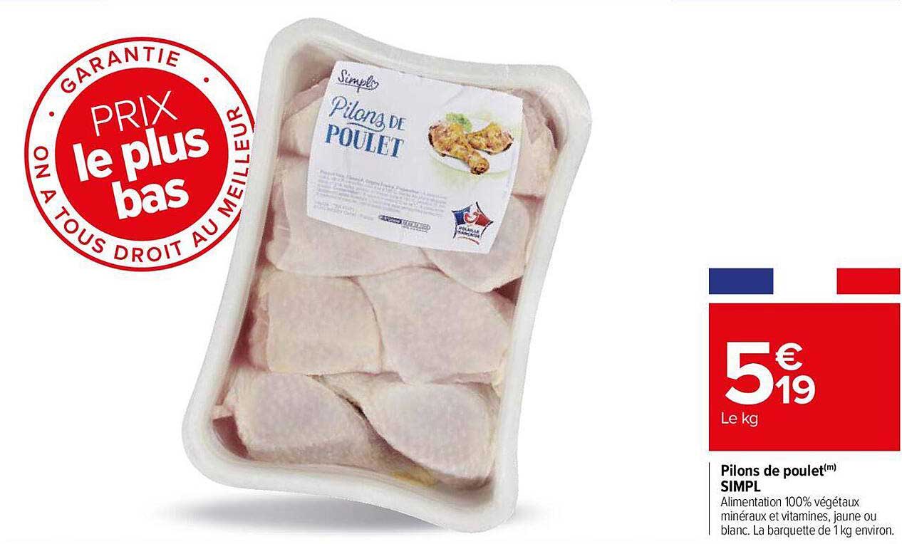 Pilons De Poulet Simpl