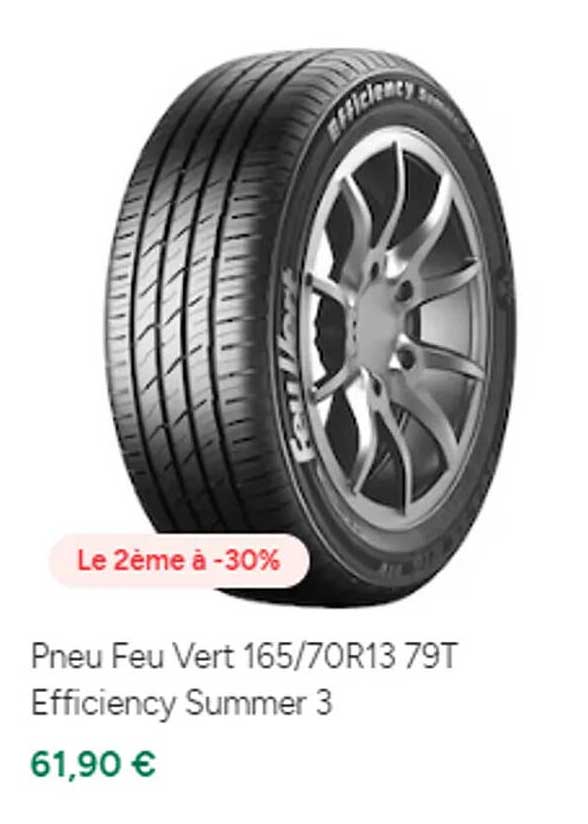 pneu feu vert 165/70r13 79t efficiency summer 3