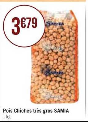 pois chiches très gros samia