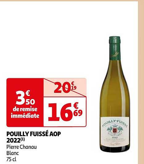 pouilly fuissé aop 2022 pierre chanau