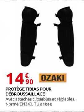 protège tibias pour débroussaillage