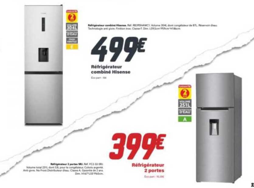 Réfrigérateur Combiné Hisense, Réfrigérateur 2 Portes