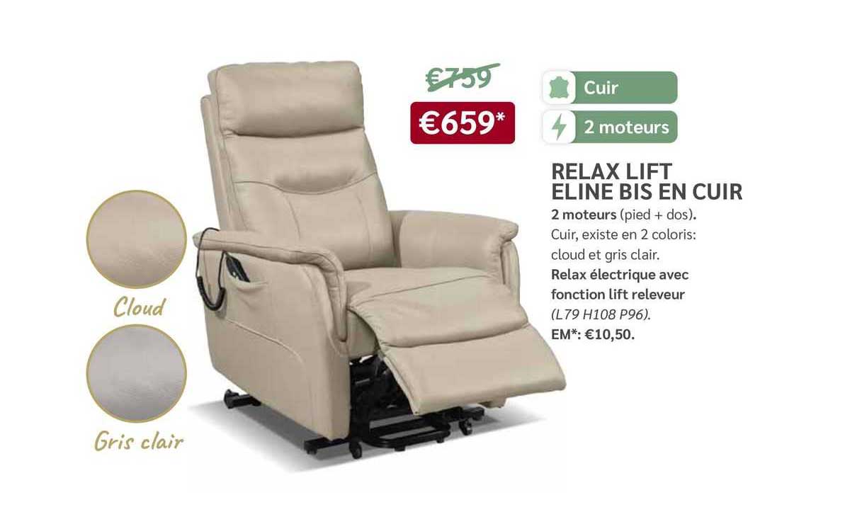 relax lift eline bis en cuire