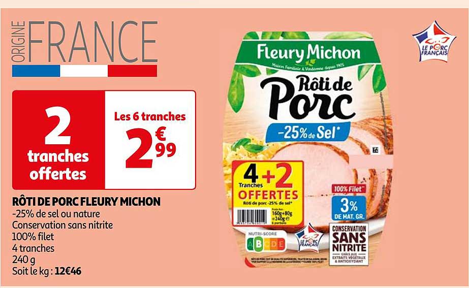 rôti de porc fleury michon