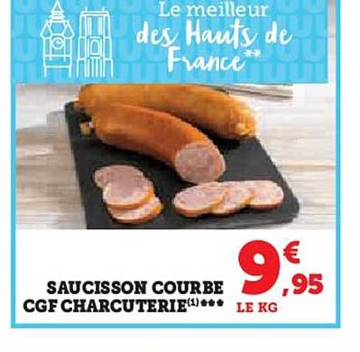 saucisson courbe cgf charcuterie
