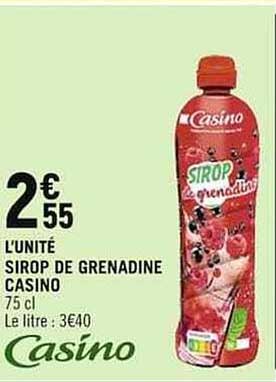Sirop De Grenadine Casino
