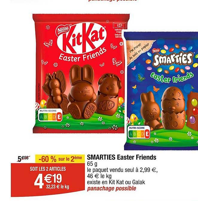 smarties easter friends