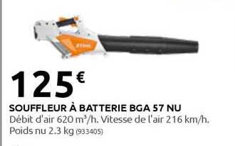 souffleur à batterie gba 57 nu