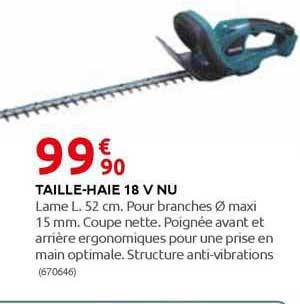taille-haie 18 v nu