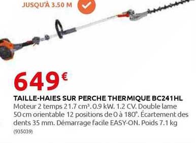 Taille-haies Sur Perche Thermique Bc241hl