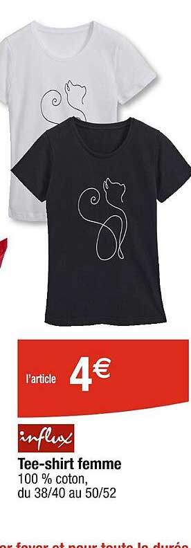 tee-shirt femme influxe