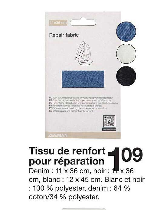 tissu de renfort pour réparation