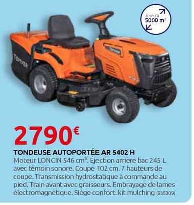 Tondeuse Autoportée Ar 5402 H