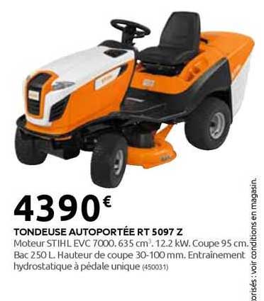 Tondeuse Autoportée Rt 5097 Z