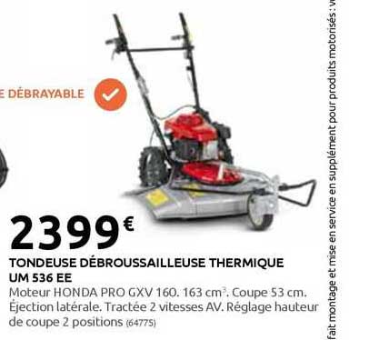 Tondeuse Débroussailleuse Thermique Um 536 Ee