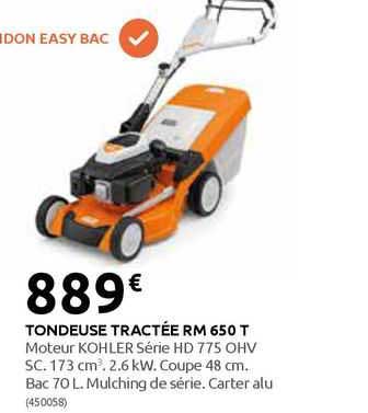 Tondeuse Tractée Rm 650 T