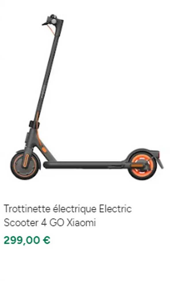 trottinette électrique electric scooter 4 go xiaomi