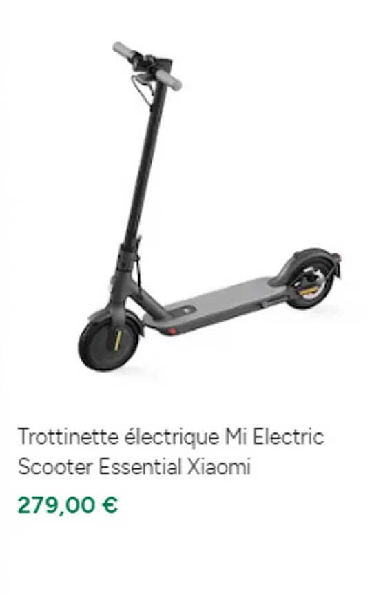 trottinette électrique mi electric scooter essential xiaomi