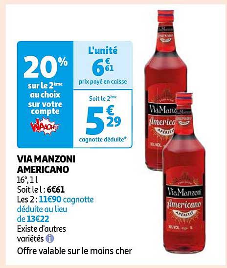 via manzoni americano