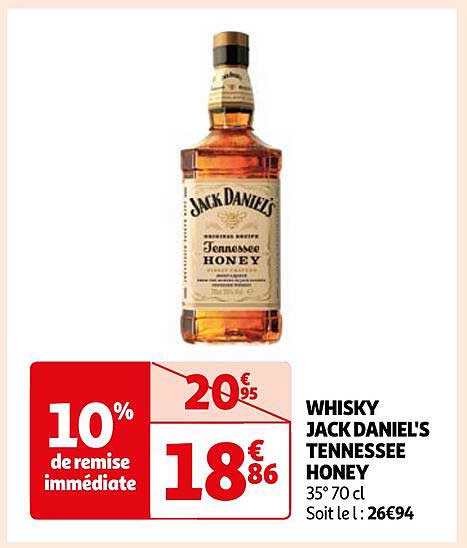 whisky jack daniel's tennessee honey