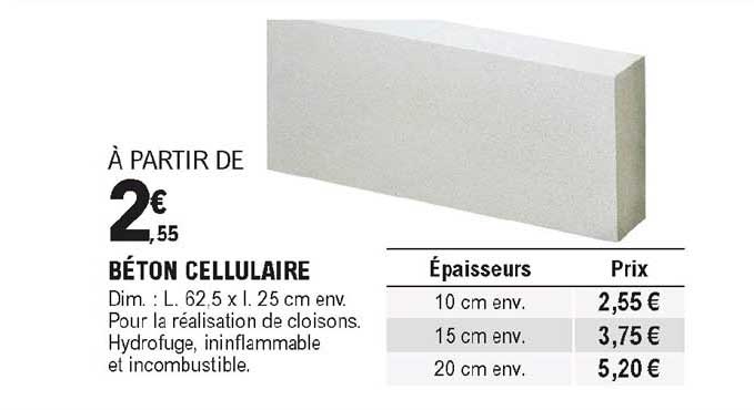 béton cellulaire