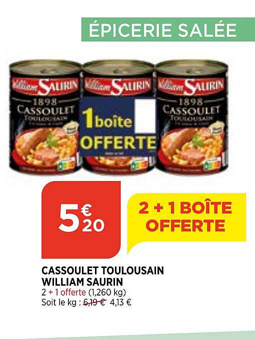 cassoulet toulousain william saurin