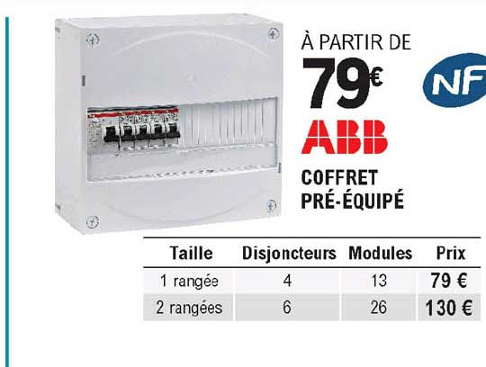 coffret pré-équipé nf