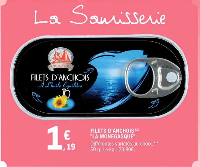 filets d'anchois "la monegasque"