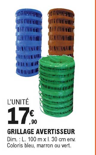 grillage avertisseur