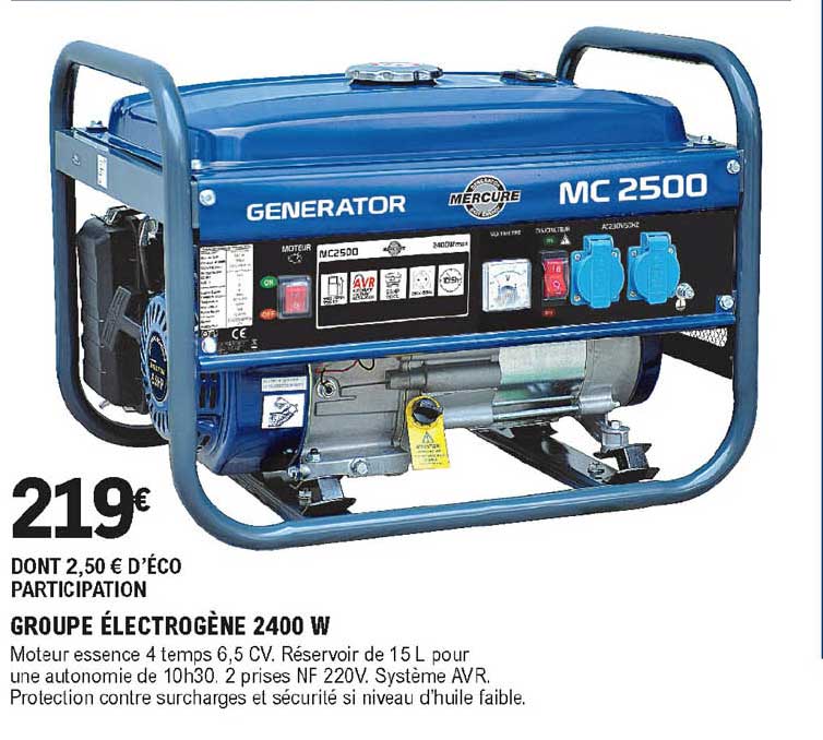 groupe électrogène 2400 w generator