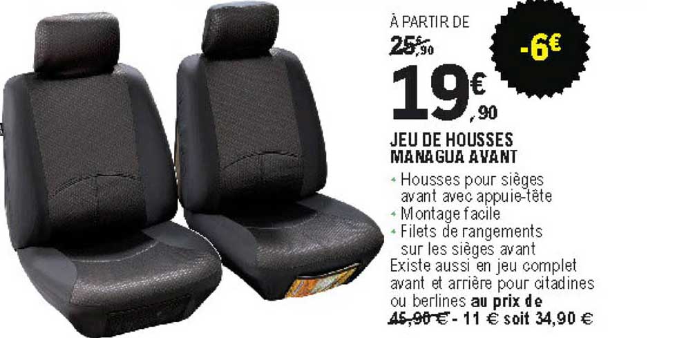 jeu de housses managua avant