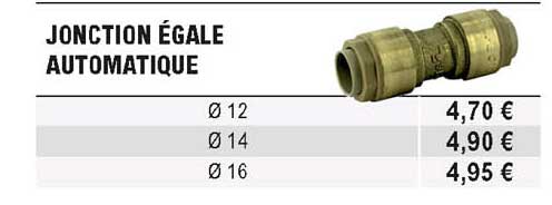 Jonction égale Automatique