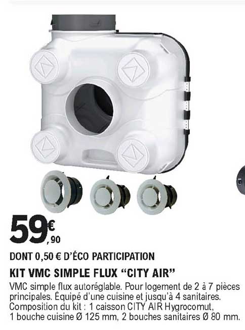 kit vmc simple flux "city air"