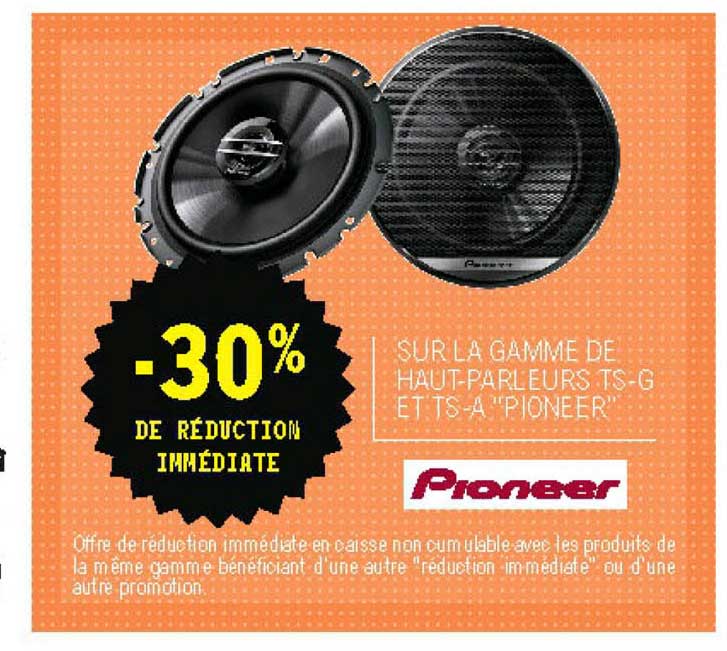 la gamme de haut-parleurs ts-g et ts-a "pioneer"